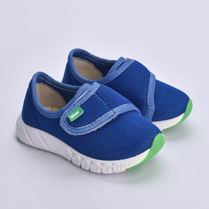 TENIS INFANTIL MENINO KIDY EQUILIBRIO AZUL ROYAL/VERDE
