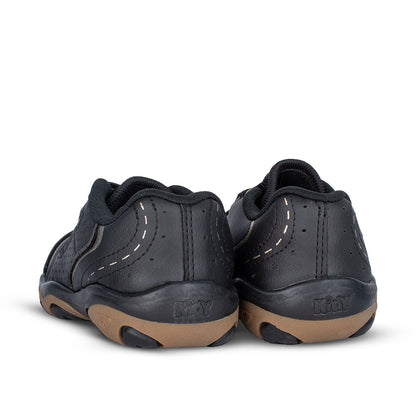 Tênis Infantil Menino Kidy Play Respitec Preto e Dourado Respirável e Estiloso
