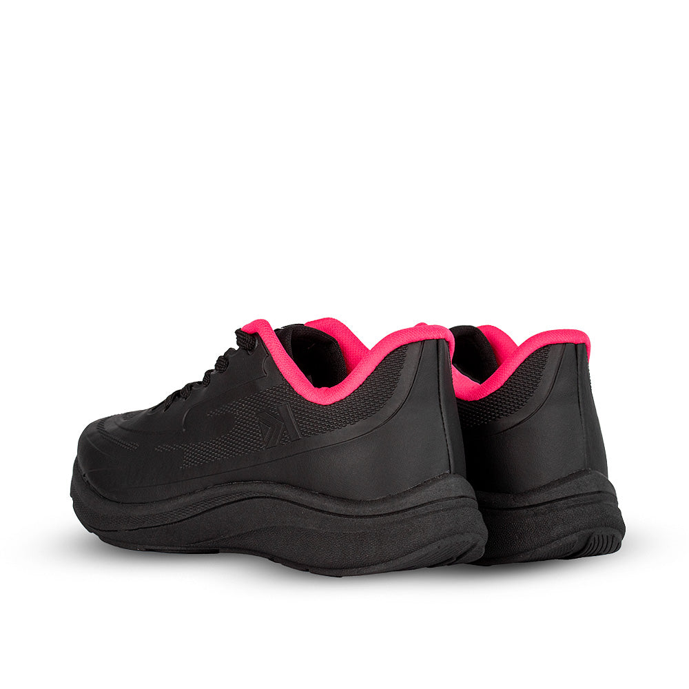 Tênis Infantil Menina K360 Energy 2 Preto e Pink Conforto Escolar