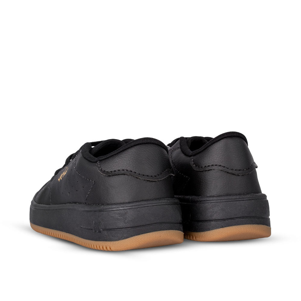 Tênis Casual Infantil Masculino Kidy Respitec Cadarço Preto