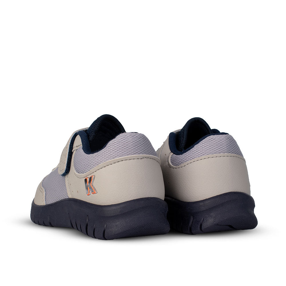 Tênis Infantil Kidy Ultra Flex Cinza e Marinho + Brinquedo