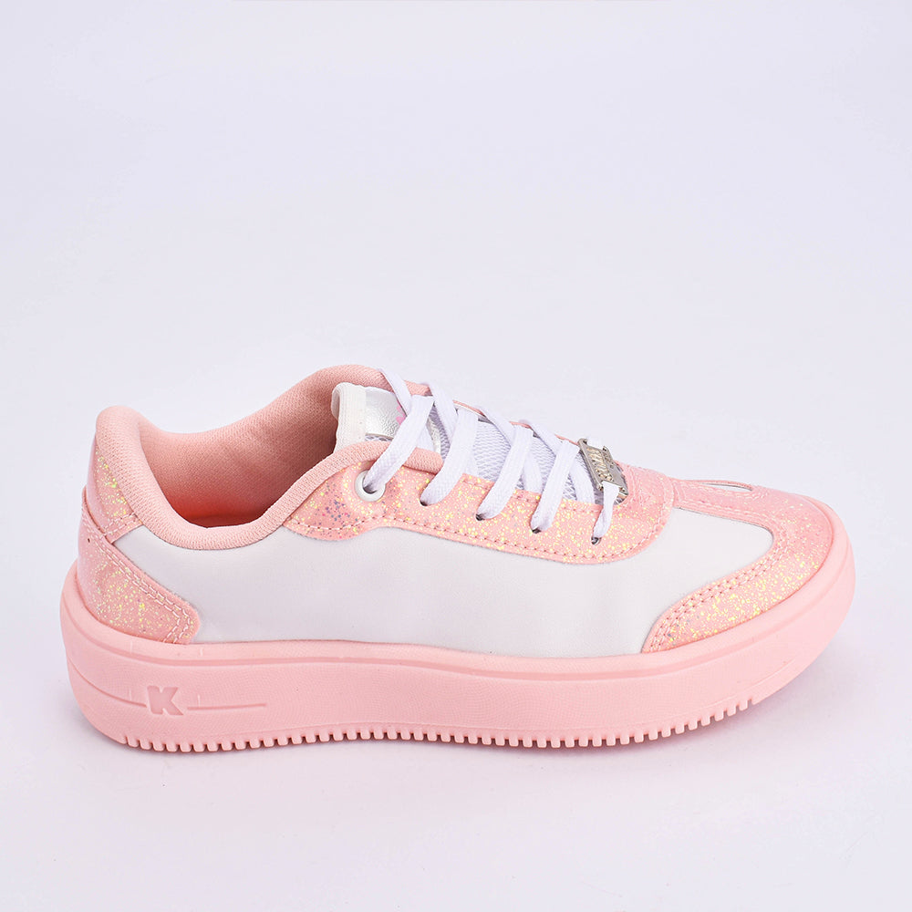 Tênis Menina K360 Belinha Nova York Branco Nude