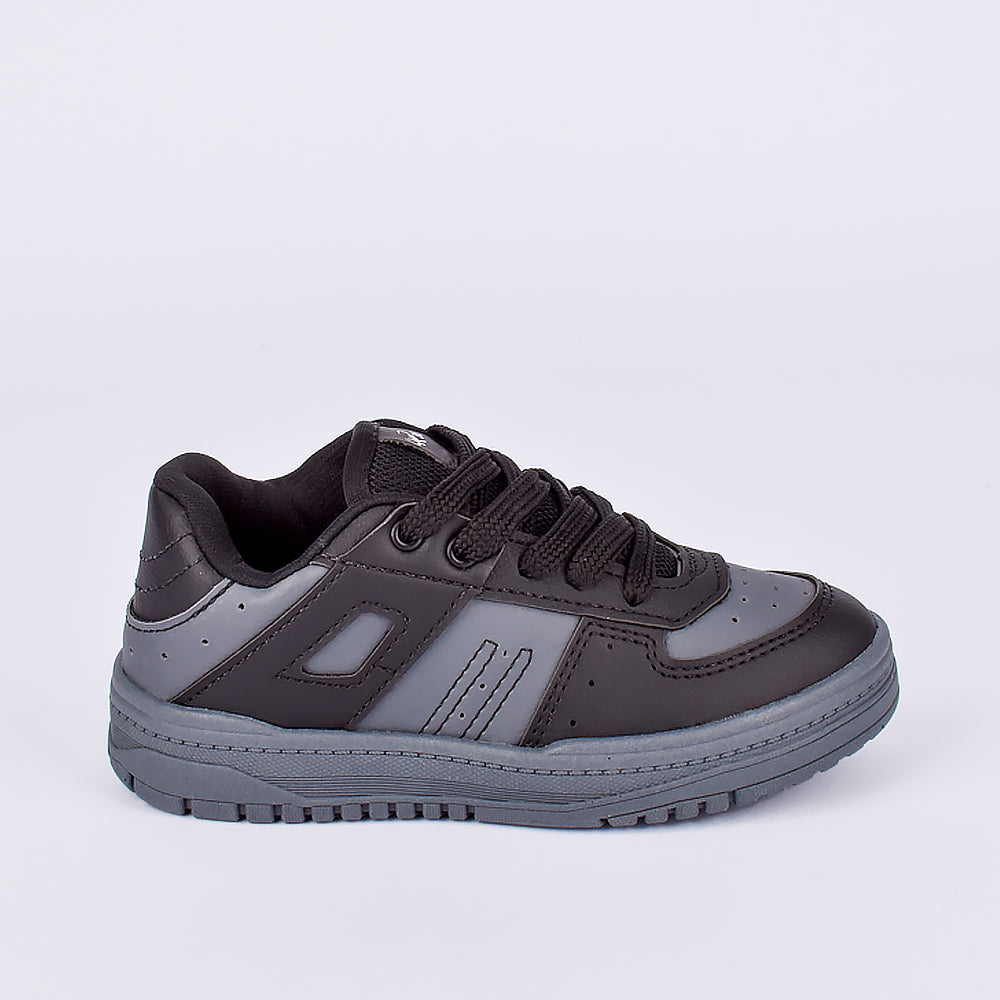TÊNIS INFANTIL MENINO K360 ESTILO RESPITEC PRETO/GRAFITE