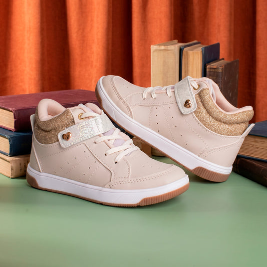 Tênis Infantil Menino Kidy Astral Velcro Duplo Elástico Cano Alto Macio