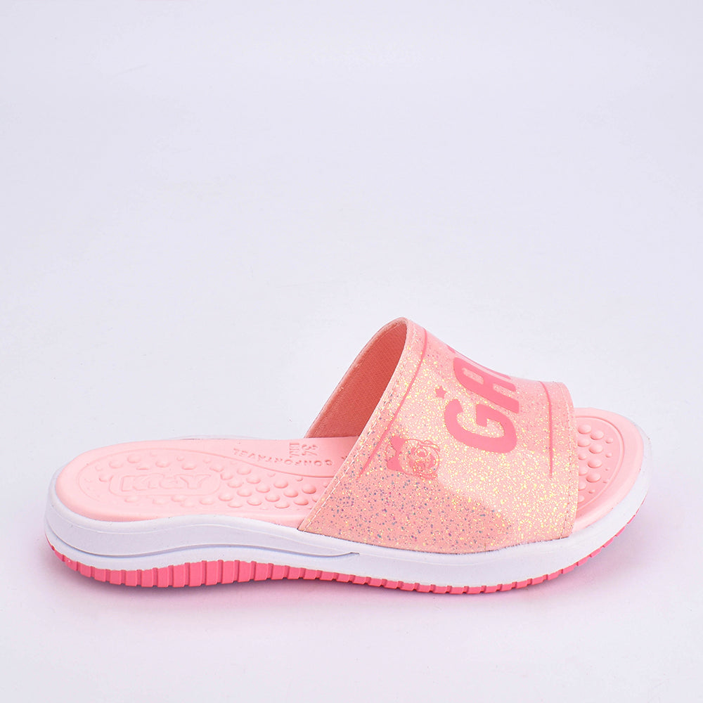 Chinelo Infantil Menina Gato Galáctico Kidy Fly Rosa Confortável