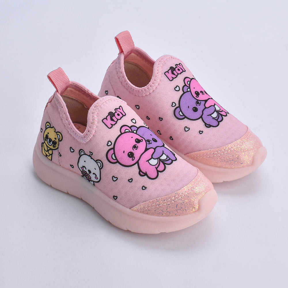 Tênis Menina Infantil Kidy Flex Light Nude