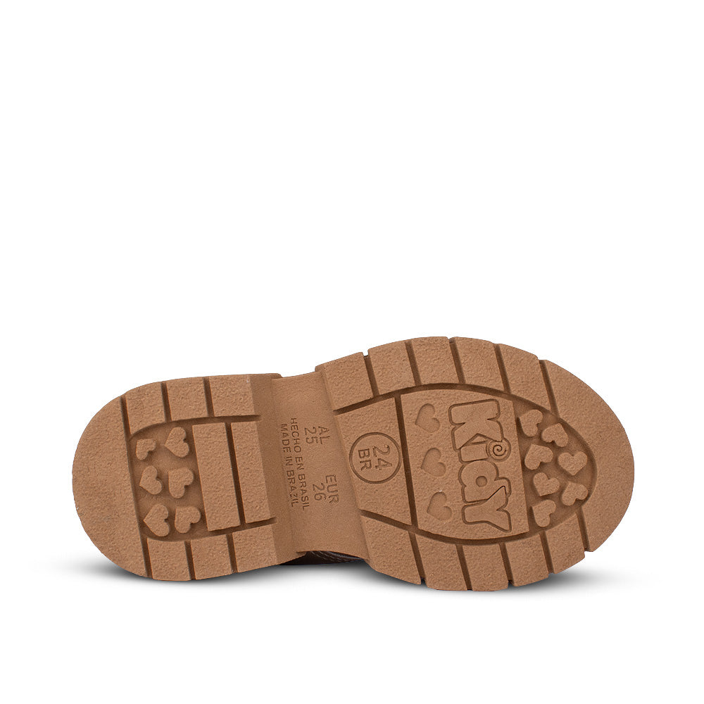 Bota Infantil Menina Kidy Fashion Baby Dourada Delicada Confortável