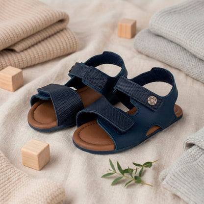 Sandália Infantil Menino Meu Primeiro Kidy Marinho Primeiros Passos