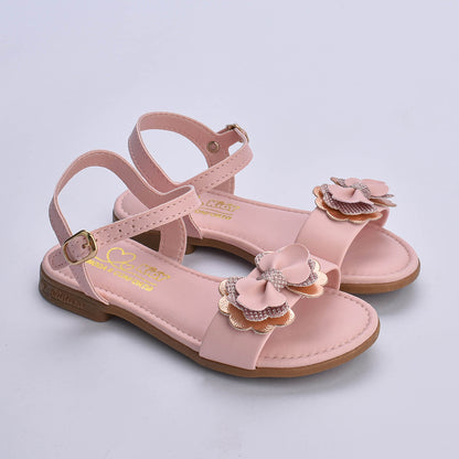 Sandália Menina Kidy Amar Comfort Nude