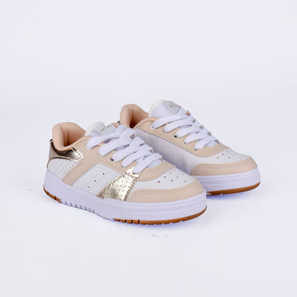 Tênis Menina Infantil Kidy K360 Estilo Branco