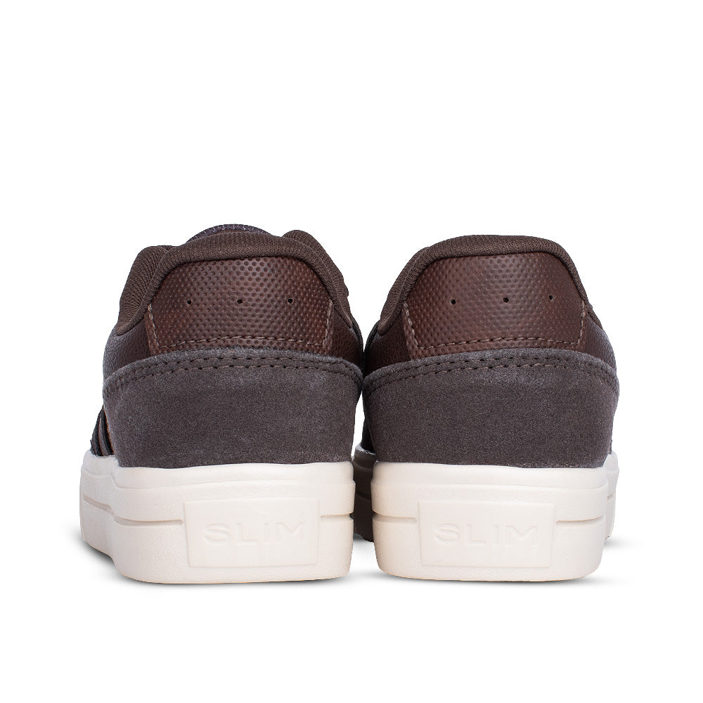 Tênis Infantil Menino Kidy K360 Ultra Leve Café Moderno Conforto