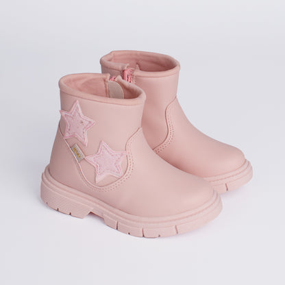 BOTA COTURNO MENINA KIDY FASHION BABY NUDE