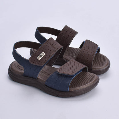 Sandália Kidy Flex Anatômica Marinho Café