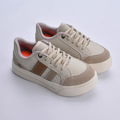 Tênis Menino Infantil K360 Ultra Leve Natural e Caramelo