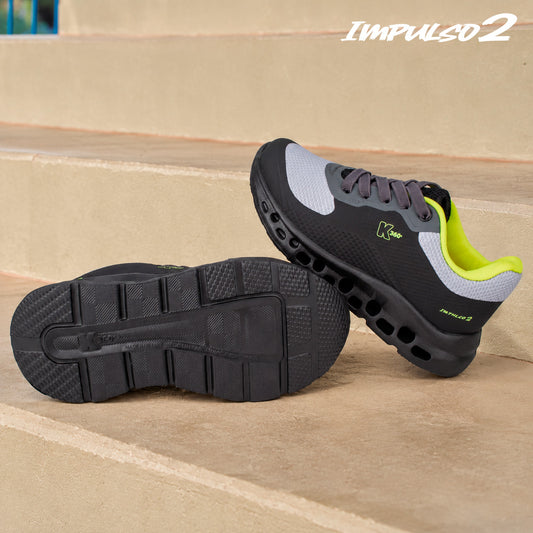 Tênis Infantil Menino Kidy K360 Impulso 2 Preto Conforto