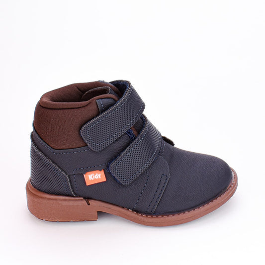 BOTA COTURNO MENINO KIDY MAX MARINHO/CAFE