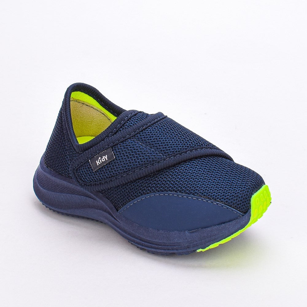 TÊNIS KIDY ENERGY BABY RESPI-TEC MARINHO/LARANJA/AMARELO Kidy