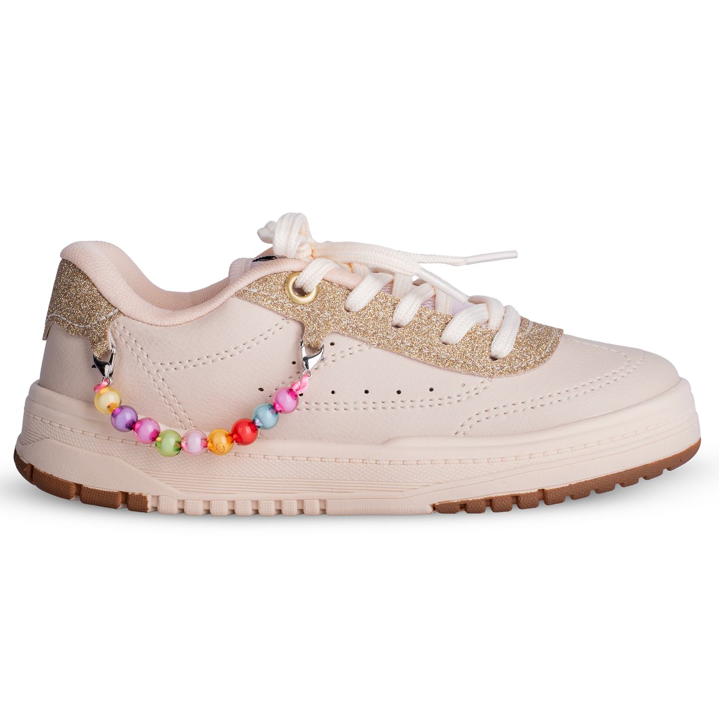 Tênis Menina K360 Estiloso Respitec Marfim