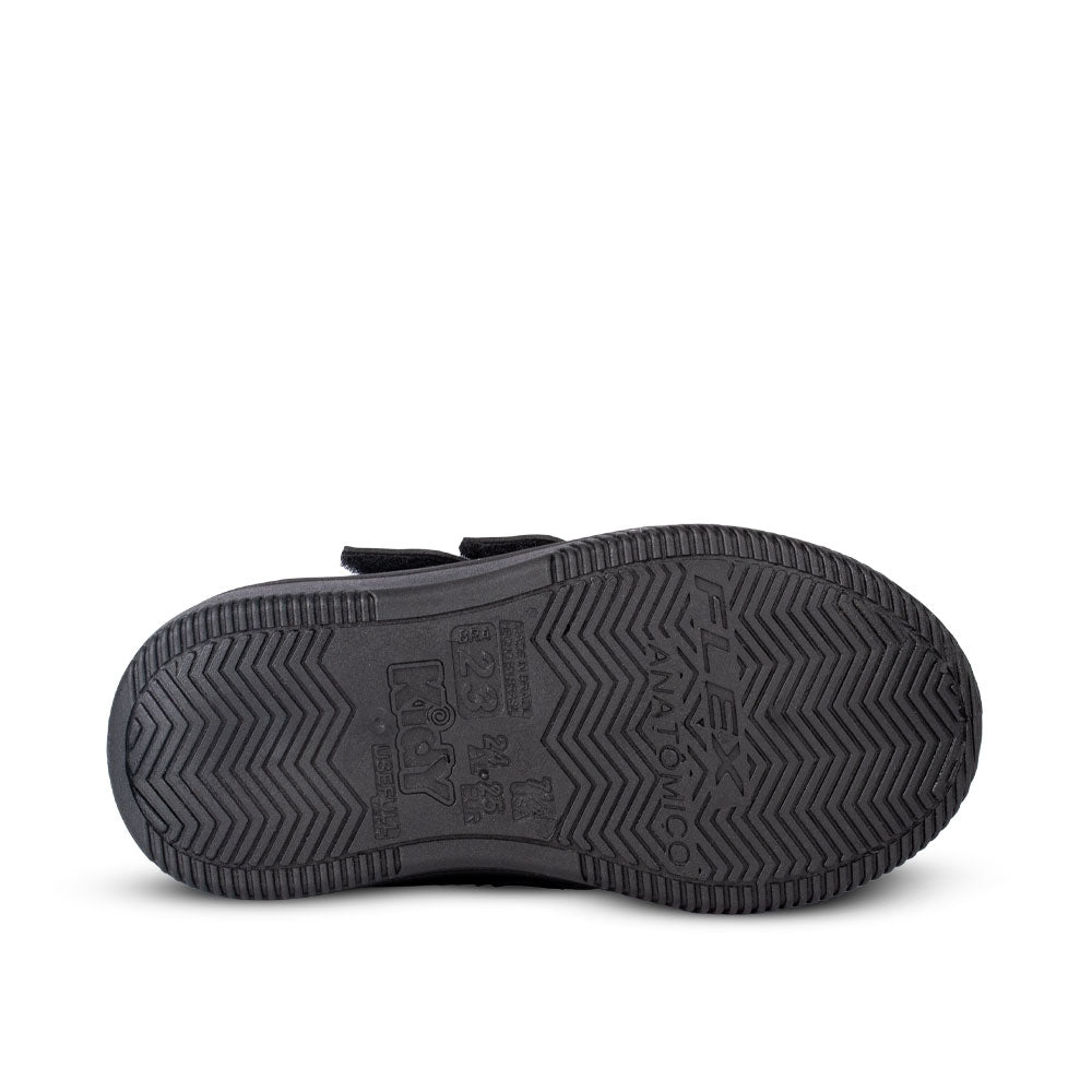 Tênis Infantil Menino Kidy Usefull Preto College Escolar