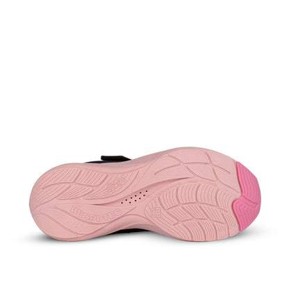 Tênis Menina Infantil K360 Energy 2 Preto e Rosa