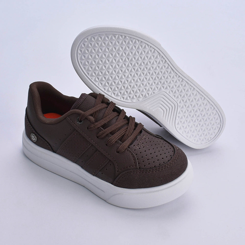 Tênis Menino Infantil K360 Ultra Leve Café