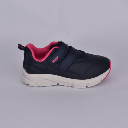 Tênis Menina Kidy Energy Baby Respitec Marinho Gloss