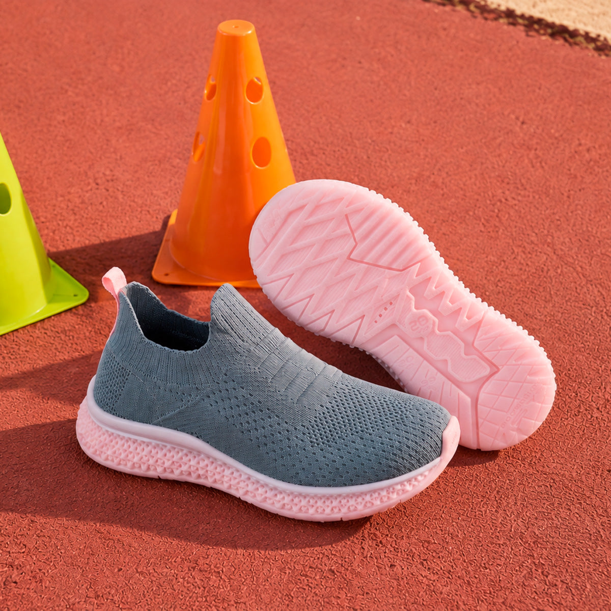 TENIS KIDY ILLUSION-TEC AZUL JEANS/PINK