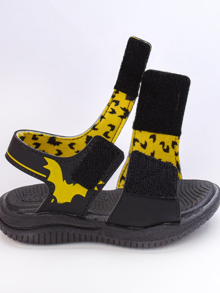 SANDALIA KIDY FLY BABY PRETO/AMARELO Kidy