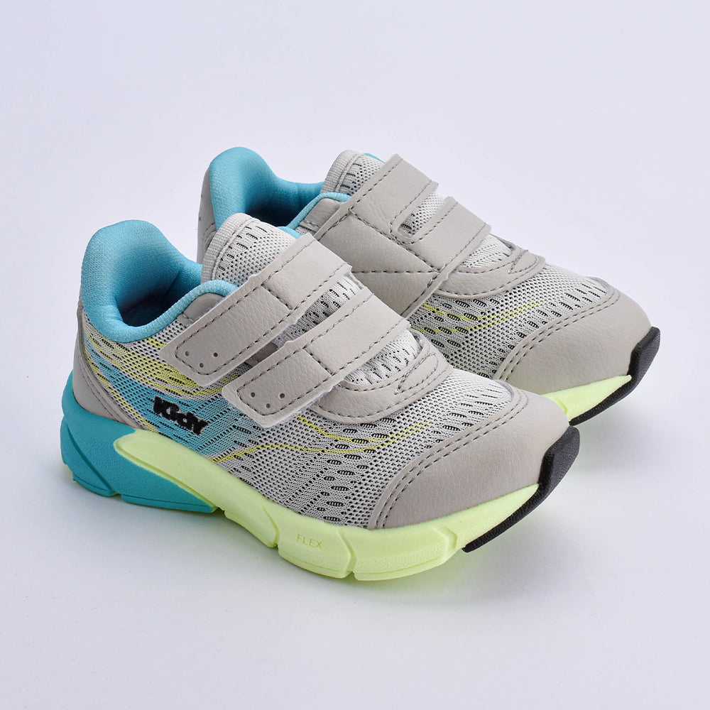 TÊNIS KIDY ENERGY BABY RESPITEC CINZA/AZUL PISCINA Kidy