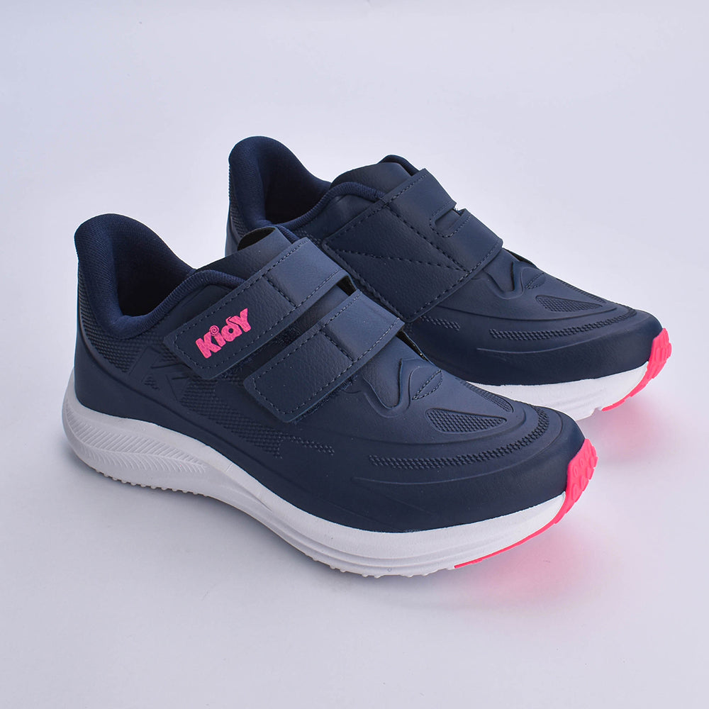 Tênis Infantil Menina Kidy Super Conforto Respitec Marinho e Pink