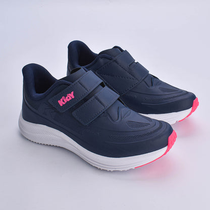 Tênis Infantil Menina Kidy Super Conforto Respitec Marinho e Pink