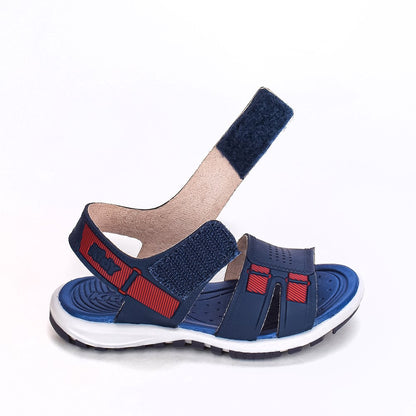 SANDÁLIA KIDY TOYS BABY MARINHO/VERMELHO