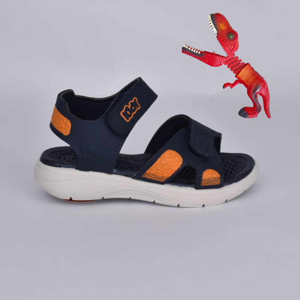 SANDALIA KIDY FLY BABY MARINHO/LARANJA Kidy
