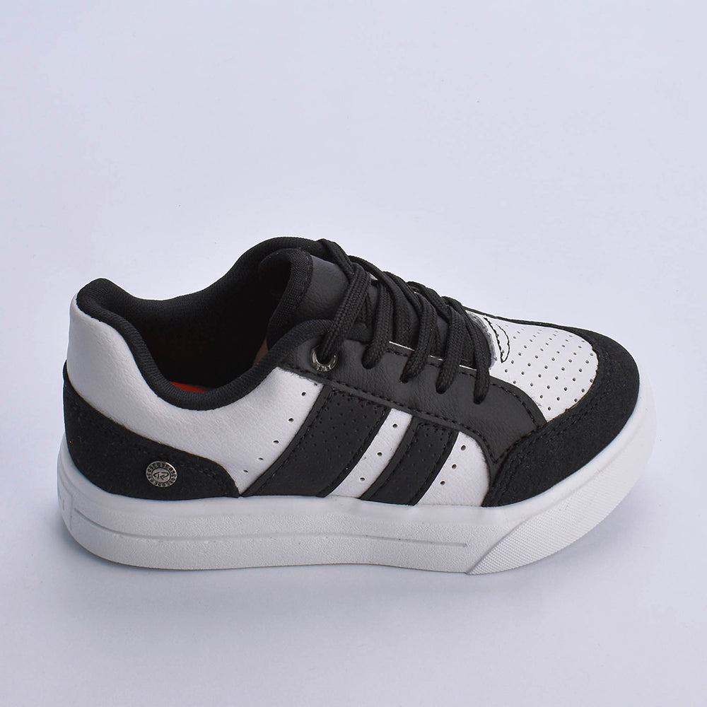 Tênis Menino Infantil K360 Ultra Leve Preto Branco e Preto