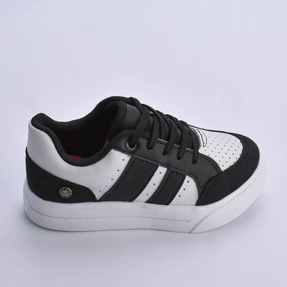 Tênis Menino Infantil K360 Ultra Leve Preto Branco e Preto