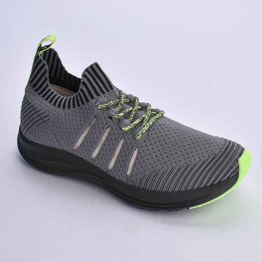 Tênis Infantil Menino Kidy Energy Respitec Preto Grafite e Amarelo