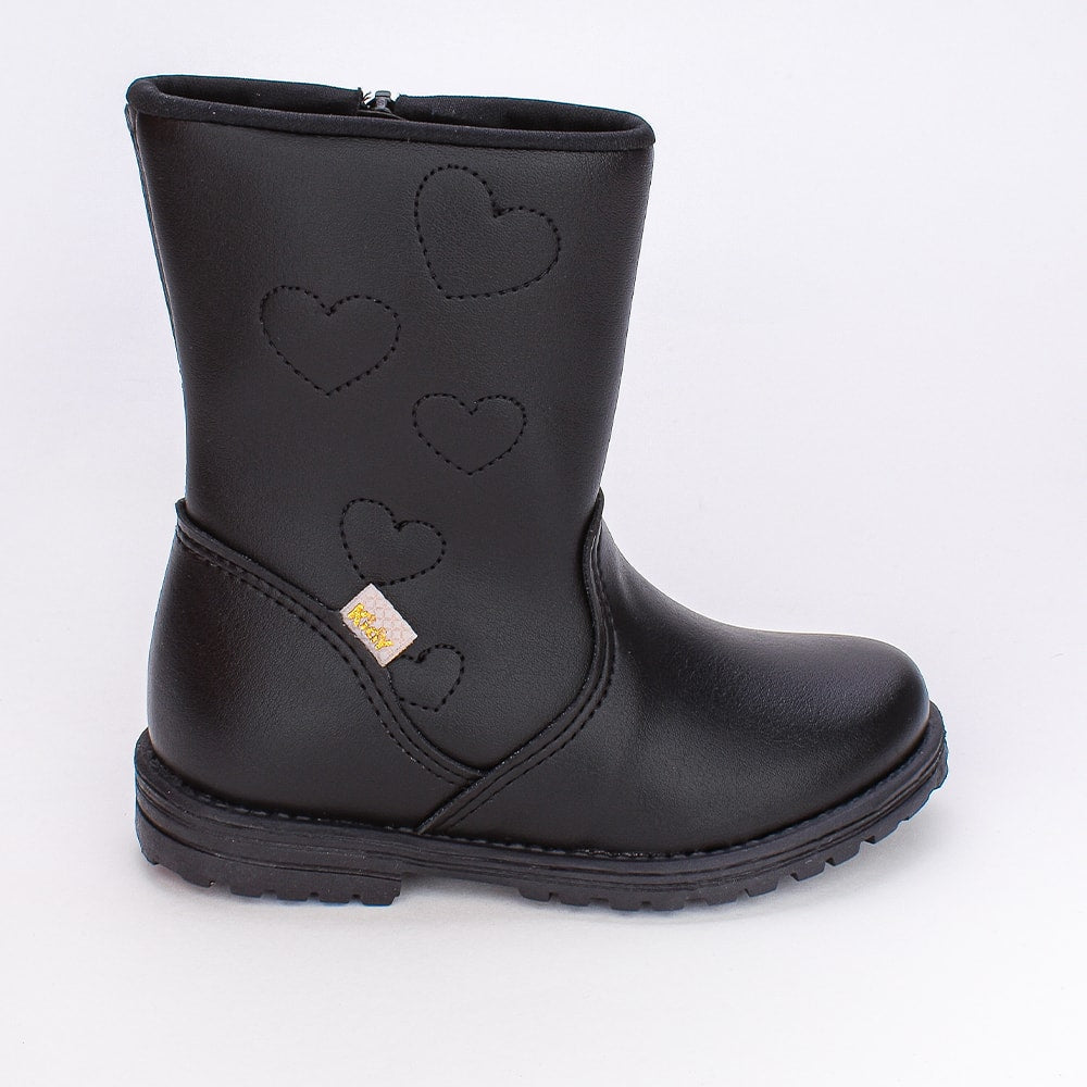 BOTA KIDY FASHION BABY PRETO Kidy