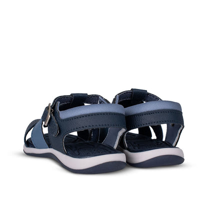 Sandália Infantil Menino Kidy Baby Equilíbrio Azul Marinho Primeiros Passos