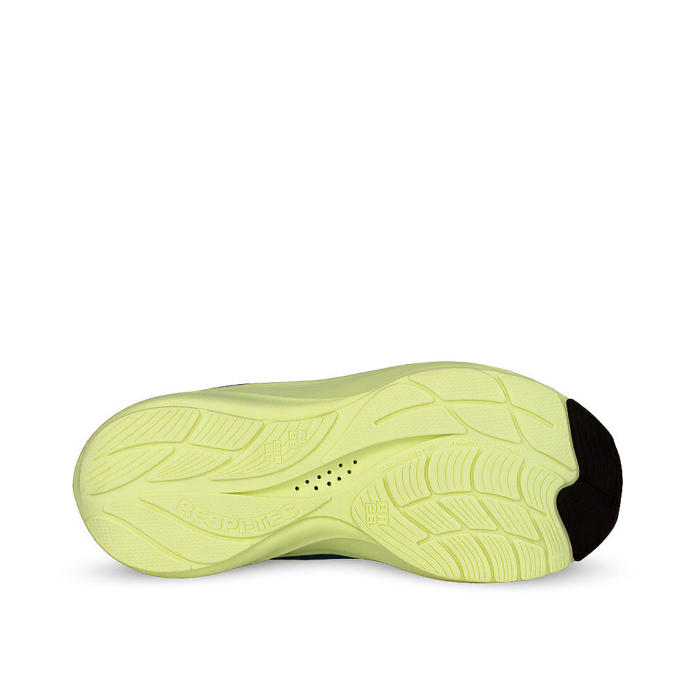 Tênis Infantil Kidy K360 Energy 2 Azul e Amarelo Neon