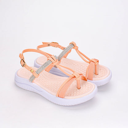 SANDÁLIA INFANTIL MENINA KIDY FLY PESSEGO