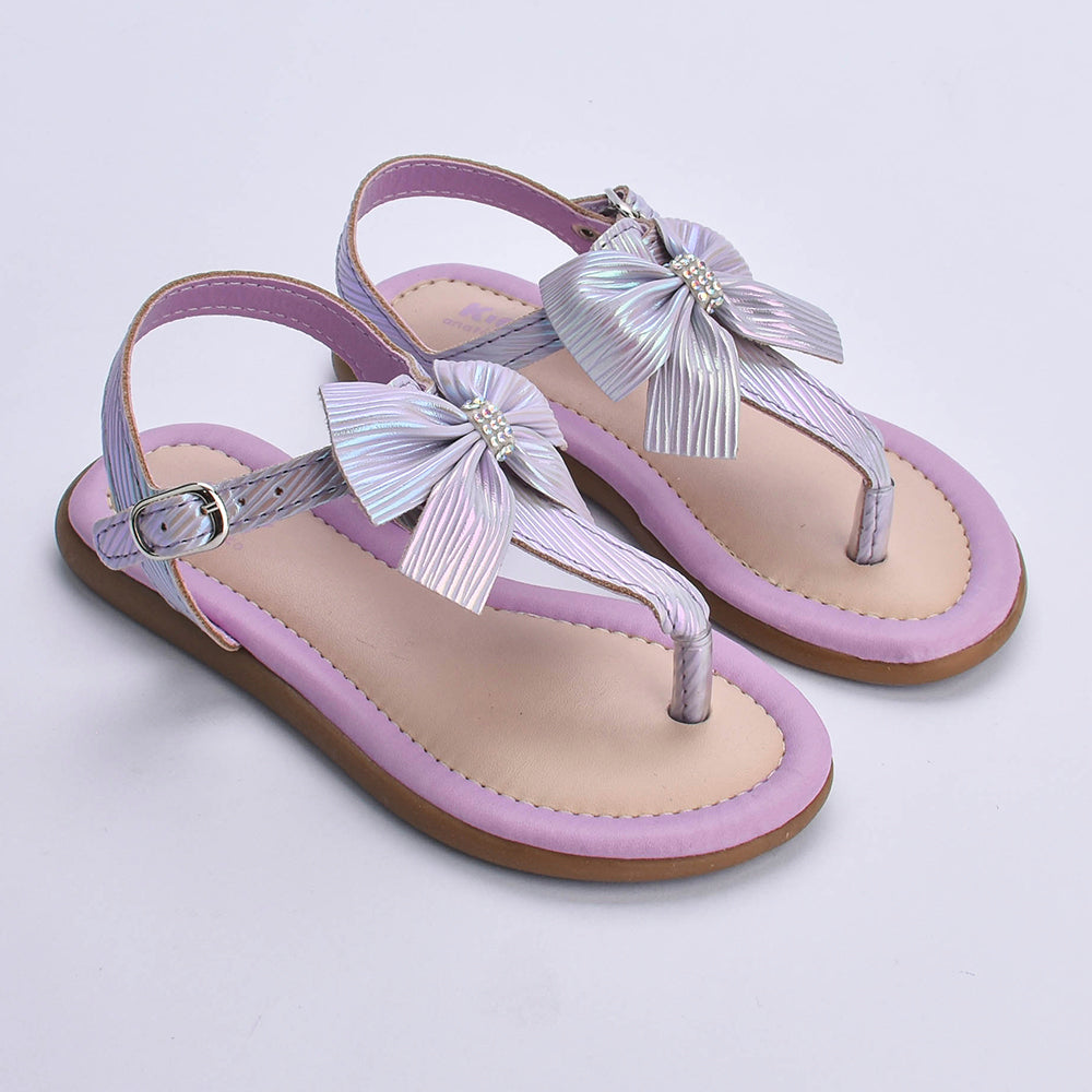 Sandália Menina Kidy Cristal Lilás