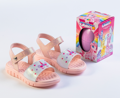 SANDÁLIA KIDY TOYS ROSA/BRANCO Kidy