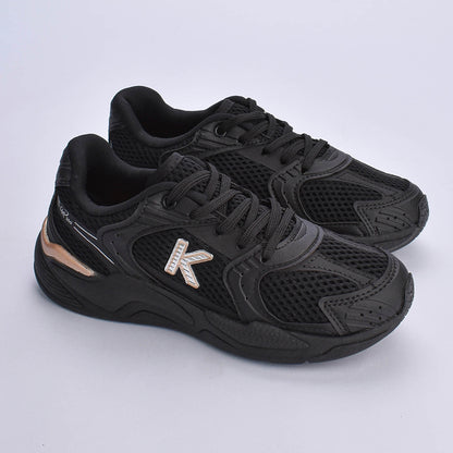 Tênis Infantil Menino Kidy K360 Retro Preto/Ouro