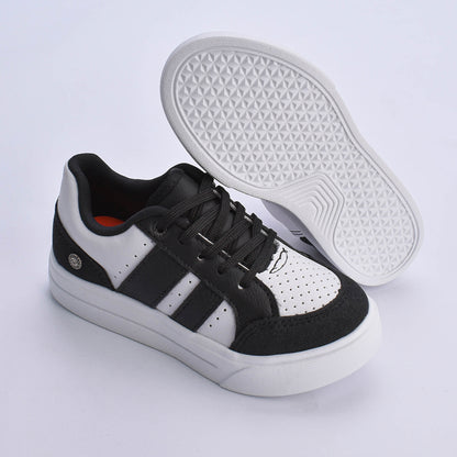 Tênis Menino Infantil K360 Ultra Leve Preto Branco e Preto