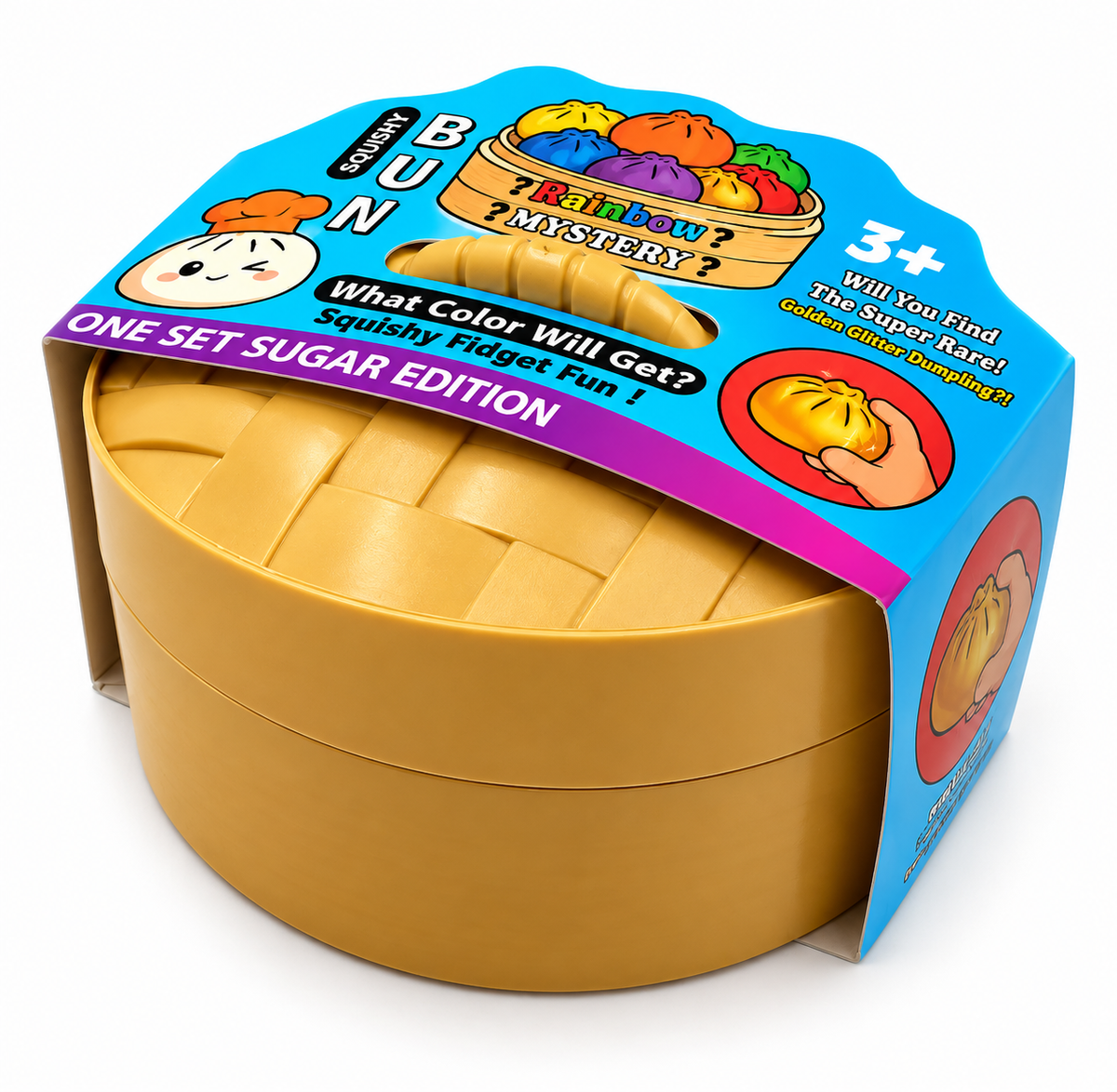 Dumpling Squishy Brinquedo Sensorial De Apertar Antiestresse Para Aliviar Ansiedade Paozinho Chines