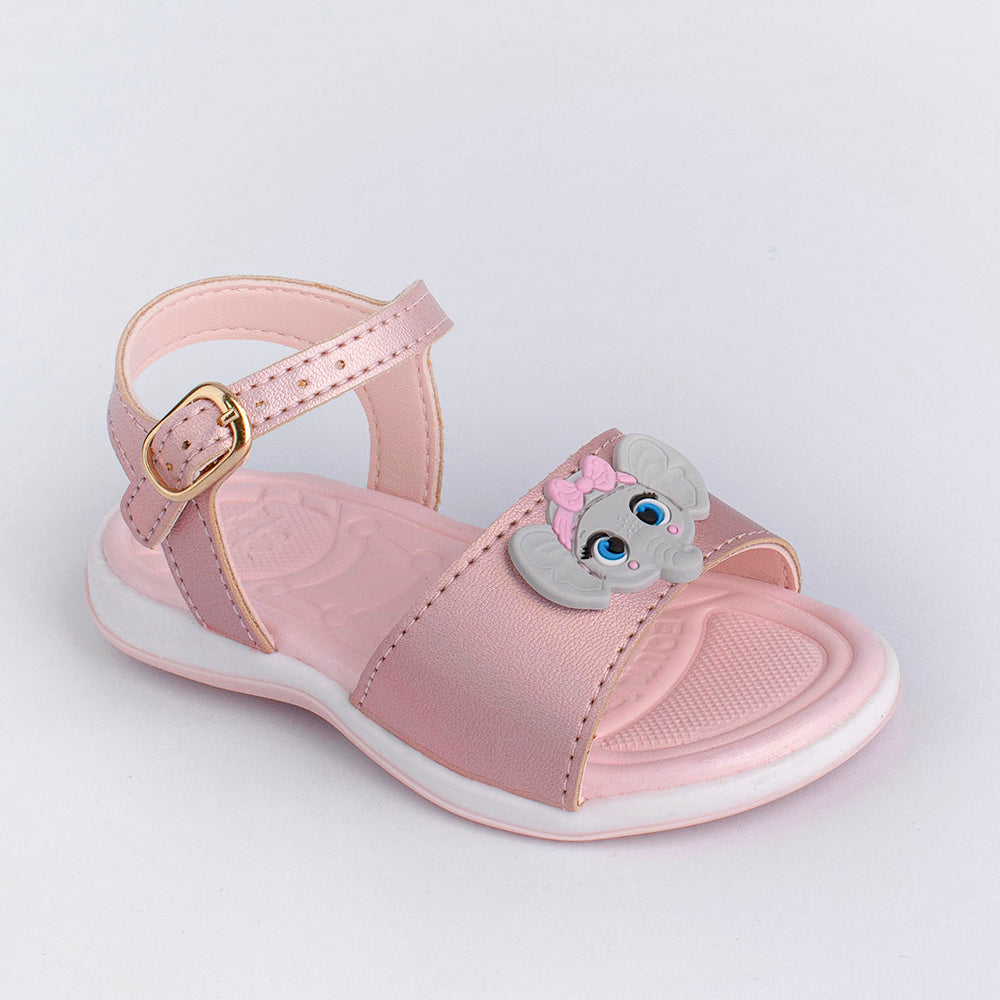Sandália Menina Kidy Baby Equilíbrio Nude