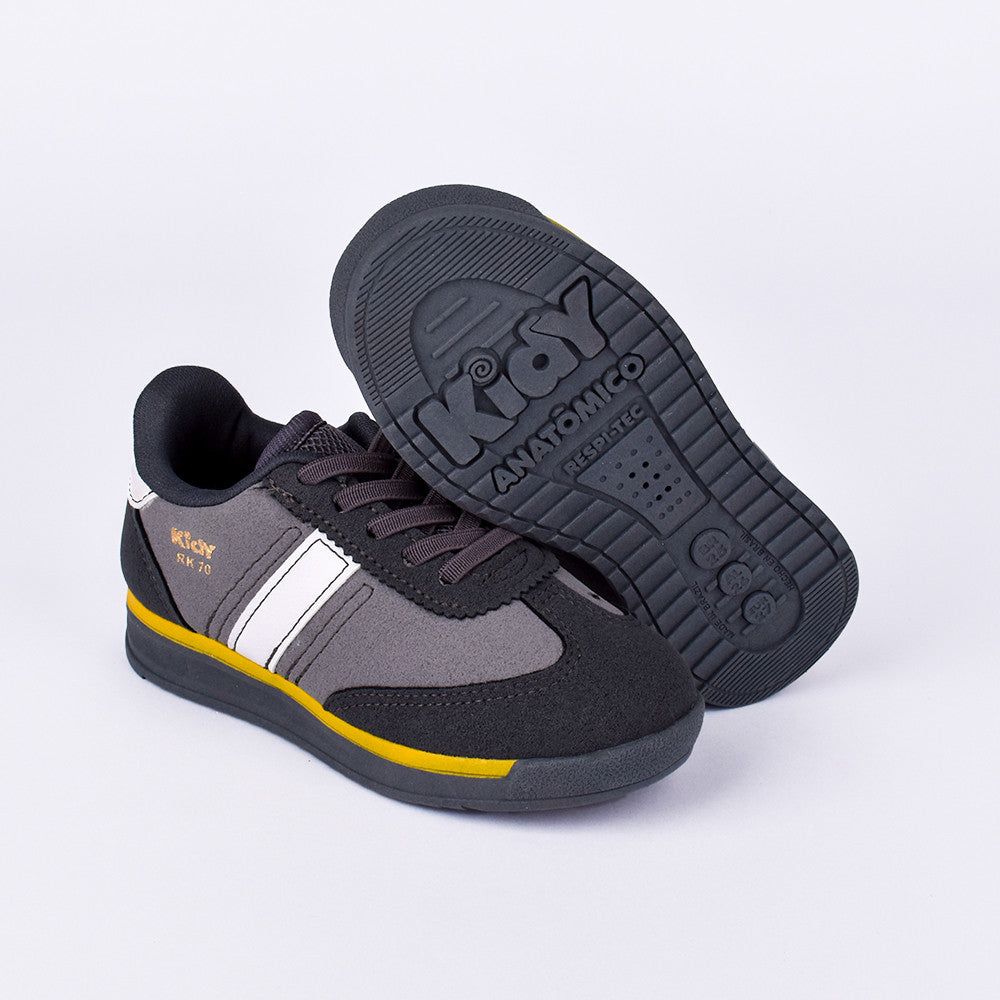 Tênis Menino Infantil RK 70 Grafite - Kidy
