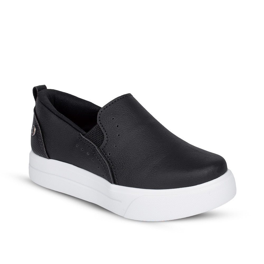 Tênis Infantil Menino Kidy K-360 Preto Ultra Leve Calce Fácil Moderno