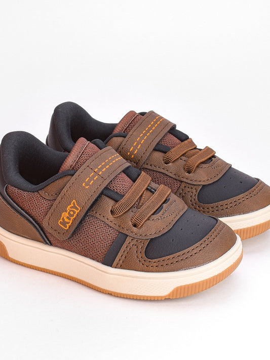 SAPATÊNIS KIDY MILÃO RESPITEC CAFE/PRETO Kidy