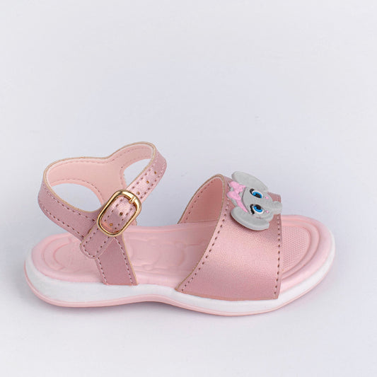 Sandália Menina Kidy Baby Equilíbrio Nude